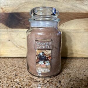 NWT 22oz Yankee Candle - Afternoon Scrapbooking Scent